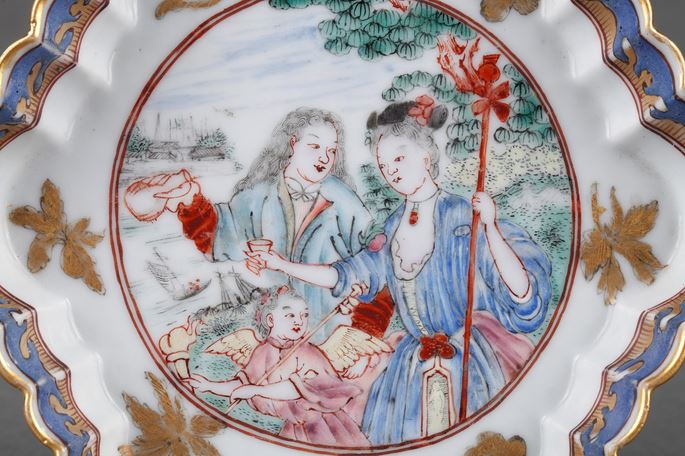 Bernard  Picart  - Pattipan Famille Rose porcelain with Europeab pattern | MasterArt